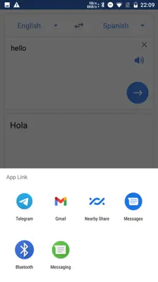 Language Translator android App screenshot 1